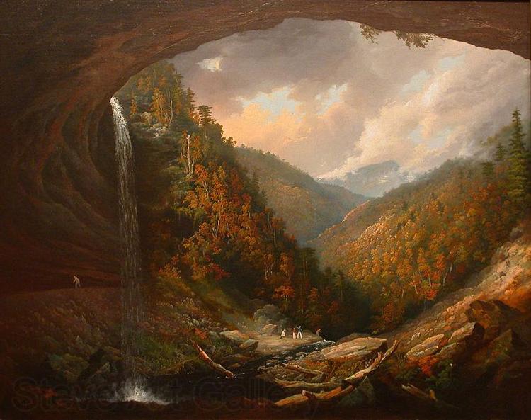 unknow artist Cauterskill Falls on the Catskill Mountains